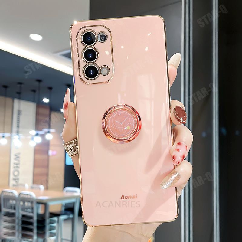 Роскошный чехол-держатель для кольца для Samsung Galaxy A53 A13 A23 A52 A32 A72 A73 A12 A51 A71 4G 5G покрытие силиконовый чехол A 53 33