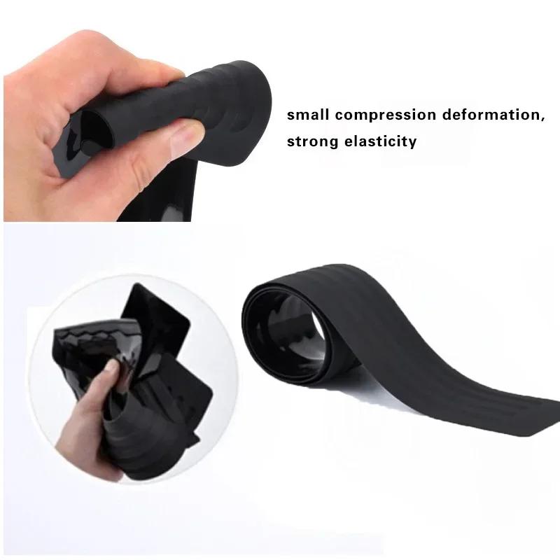 Горячая универсальная защита заднего бампера, резиновые молдинги, накладка, накладка, полоса, Стайлинг автомобиля, 104*9 см, накладка на порог багажника автомобиля