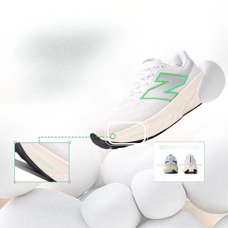 NEW BALANCE Spring Breathable Versatile Men's Shoes with Shock Absorption for Exercise and Running M108014E