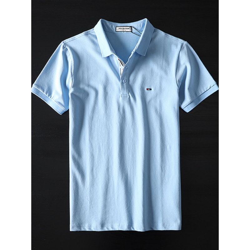Fashion Brand Short Sleeve Cotton Accessible Luxury Export T-shirt Polo Shirt