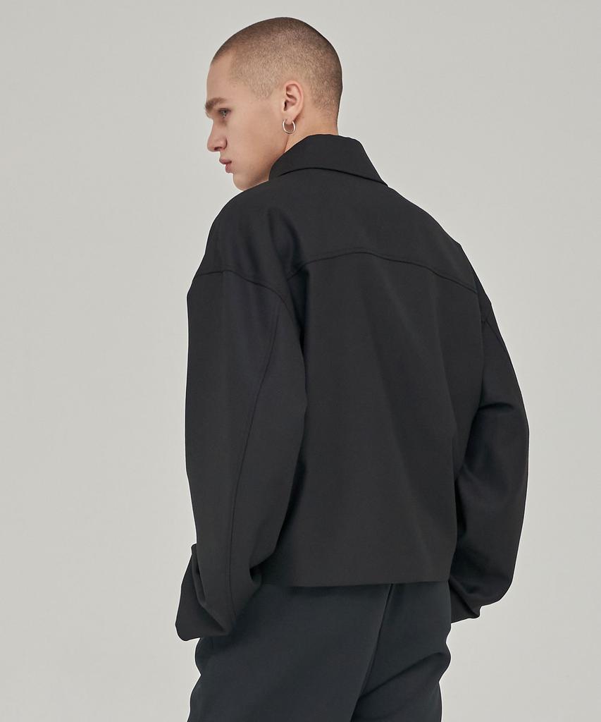 Intersection Premium Cropped Oversized Jacket