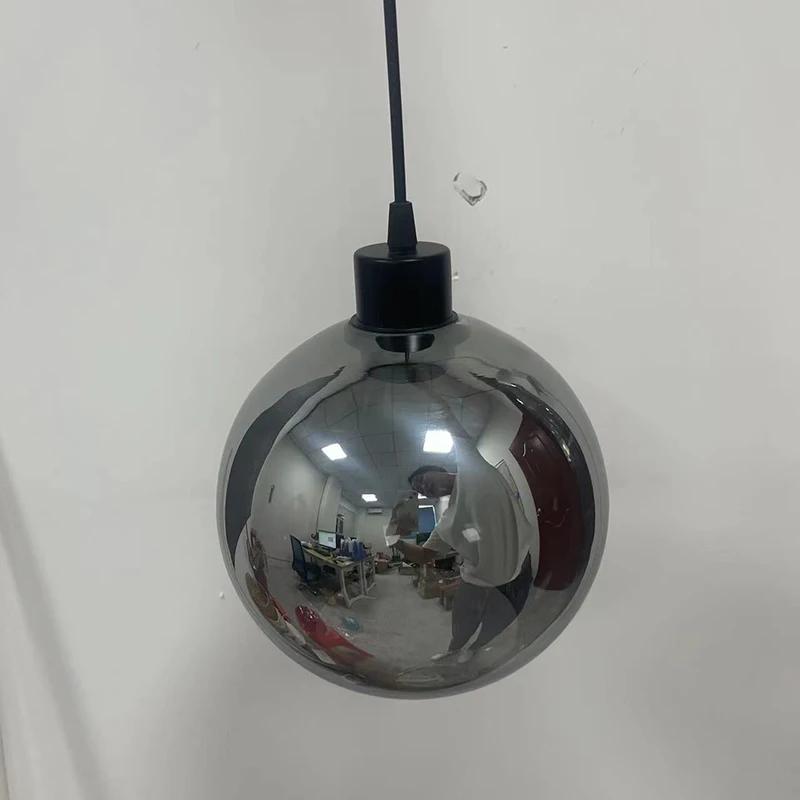 Северная Интернет-знаменитость, маленькая люстра с одним цветным стеклянным шаром, ретро-креативная люстра для бара, ресторана