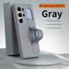 Деловой Стильный Умный Невидимый Браслет Чехол-Телефон Для Samsung Galaxy S26 Ultra S25 S24 Plus Защита Всего Корпуса Крышка с Подставкой