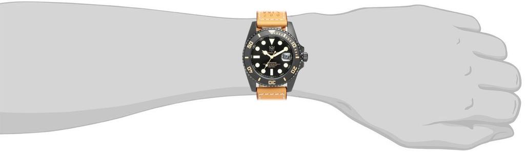 [HYAKUICHI 101] Hyakuichi Divers 20 ATM Water Resistant Watch Leather Belt Men's