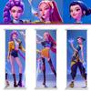 K-Pop Demon Huntrix Подвесной свиток Картина Аниме K-Pop Воин Настенный постер Руми Мира Зои Свитки Картины Картины Настенный декор