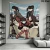Babymetal Wall Tapestry Aesthetic Wall Hanging Printed Fabric Blanket Decorative Tapestries for Bedroom Living Room Home Decor
