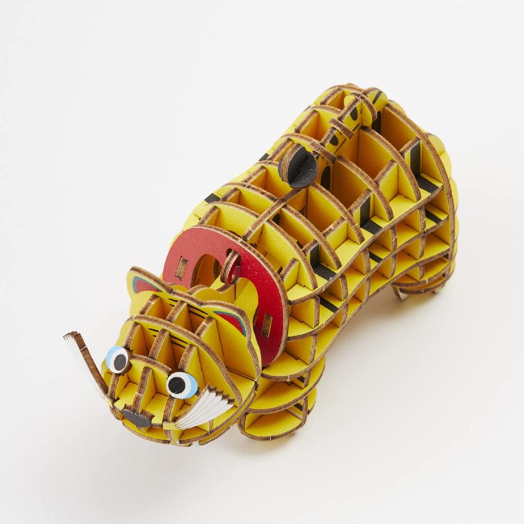 Деревянная 3D-головоломка «Тигр» и набор для творчества «Сделай сам» для детей и взрослых, развивающая игрушка для мальчиков и девочек, отличный 3D-арт-объект и отличный подарок для