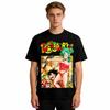2026 Summer Dragon Ball Vintage Anime T-Shirt, Pure Cotton Loose Casual Goku & Bulma Tee for Daily & Sports Wear Y2K Style Unisex