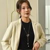 Love Pearl Tassel Can Pull Sweater Chain Women'S Long Versatile Autumn And Winter High-End Atmospheric Necklace Clothes Chain