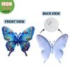 Vibrant Metal Butterfly Outdoor Wall Art 1/4Pcs Rustproof Decor for Garden Patio