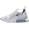 Air Max 270 Низкие детские кроссовки для бега Белые подростковые кроссовки 943345-100