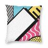 Abstract s Memphis Pop Art Square Pillowcase Polyester Linen Velvet Printed Zip Decorative Throw Pillow Case Bed Cover x
