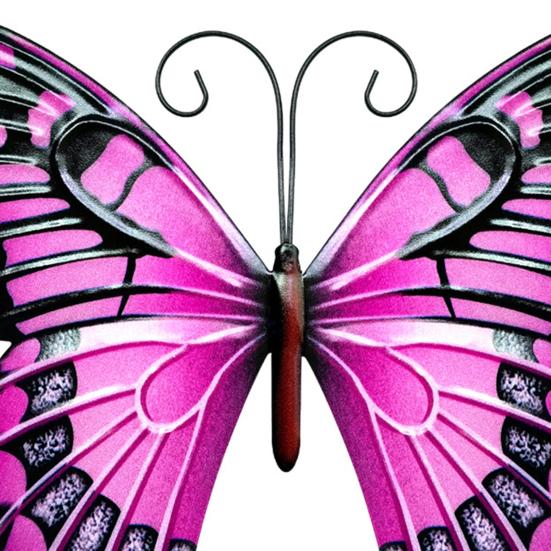 Iron Butterflies Wall Decoration Home Living Outdoor Room Bathroom Indoor Office Metal Wall Art