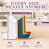 Papercraft Alignment Guide Set Includes Storage Box 7 Edge Precision Laminated Spacers Color Coded Card Making Scrapbooking DIY