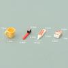 1Set 1:12 Dollhouse Miniature Soap Toothbrush Toothpaste Model Cup Home Model Decor Toy Doll House Accessories