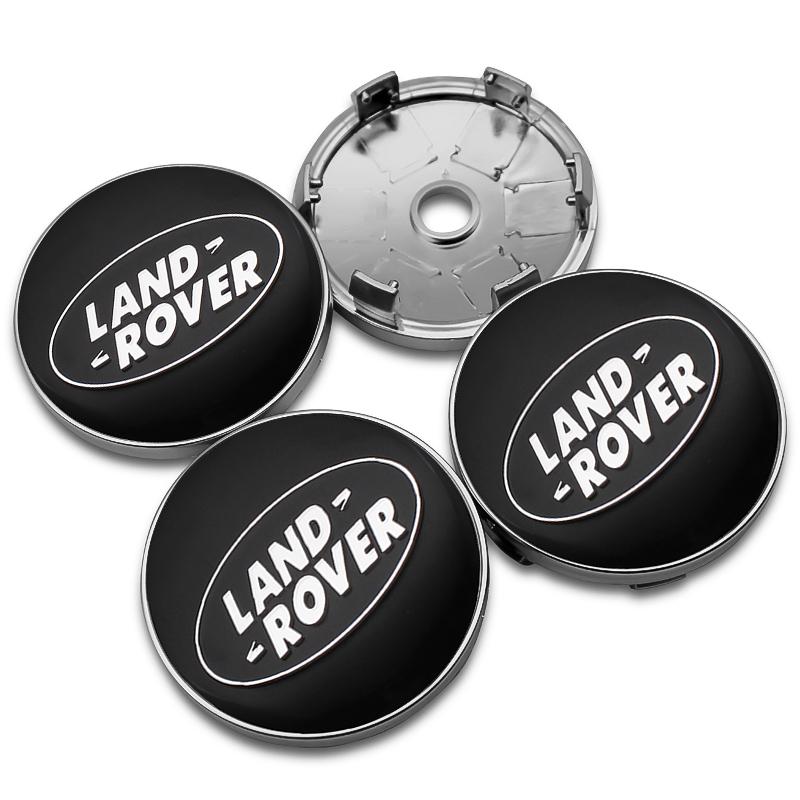 4Pcs 56mm 60mm Car Logo Wheel Center Hub Caps Badge Rim Cover Emblem For Land Rover Range Rover Evoque Velar Defender Discovery rf3