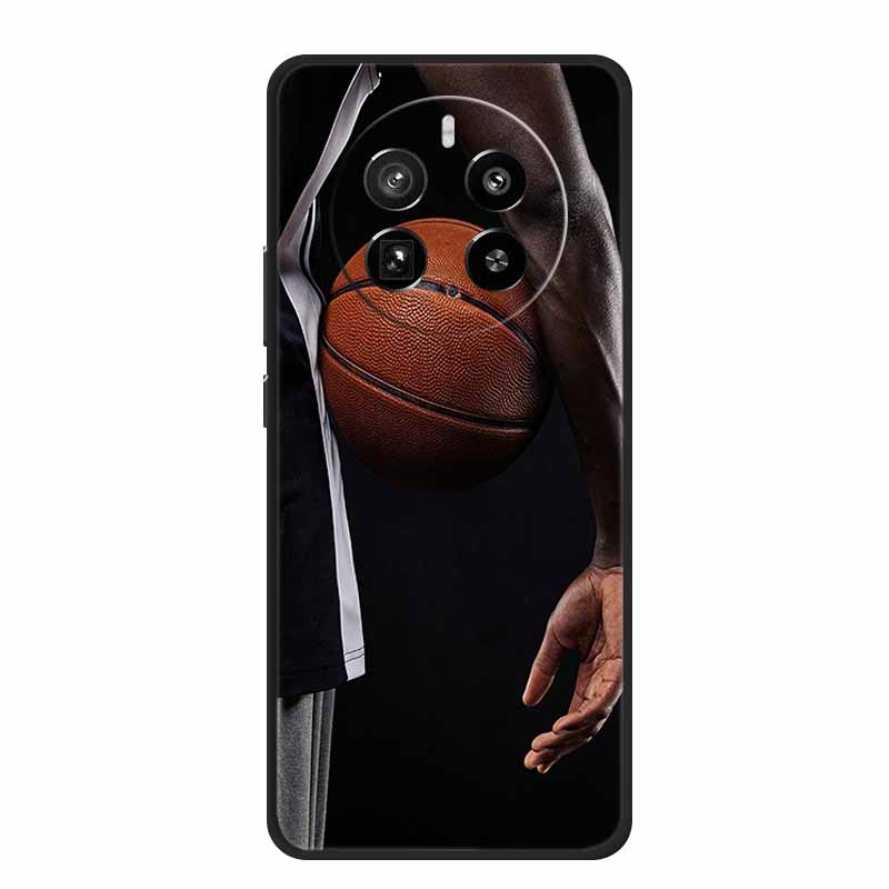 Чехол для Realme 12 Pro Realme12 Pro Plus 6.7" Черный Силиконовый Мягкий Чехол для Телефона Для Realme 12 Pro Задняя Крышка Чехол 12Pro Coque Оболочка