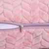Decorative Pillowcase, Herringbone, Pink