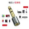 NIMASO Stereo Mini Plug to Stereo Standard Plug Conversion to Compact Design (Female) (Male) Adapter, 3.5mm 6.35mm, Amplifier/Headphone Converter,