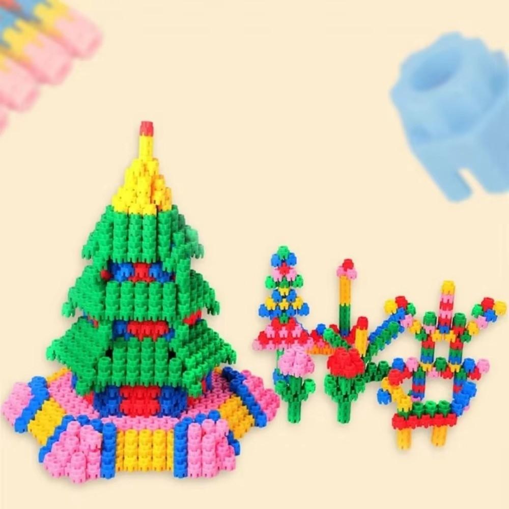 Splicing Building Blocks Colorful Large Particle Building Blocks Parent-child Interactive