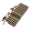 Unisex Scarf Cotton Shawl with Tassels Plaid Pattern Keffiyeh Scarf for Winter Work Street Wear