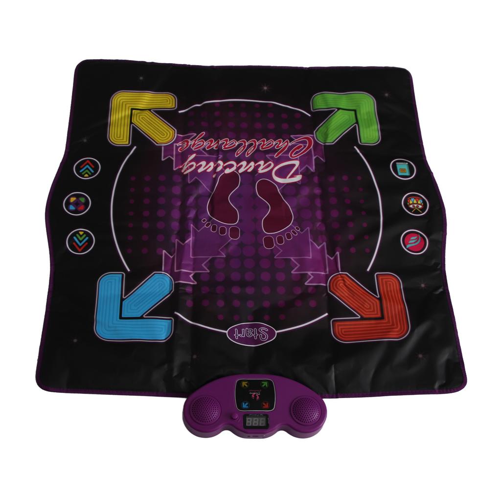 Танцевальный коврик для детей, электронный коврик, игрушка, 4 игровых режима, регулируемый, встроенный музыкальный танцевальный подарок, не светится