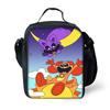 PVC Insulated Lunch Bag With Cute Horror Poppy Smile Animal Print Office Workers Students