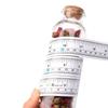 Новая метрическая клейкая лента для шитья, виниловая, серебристая, рулетка, линейка, само-
