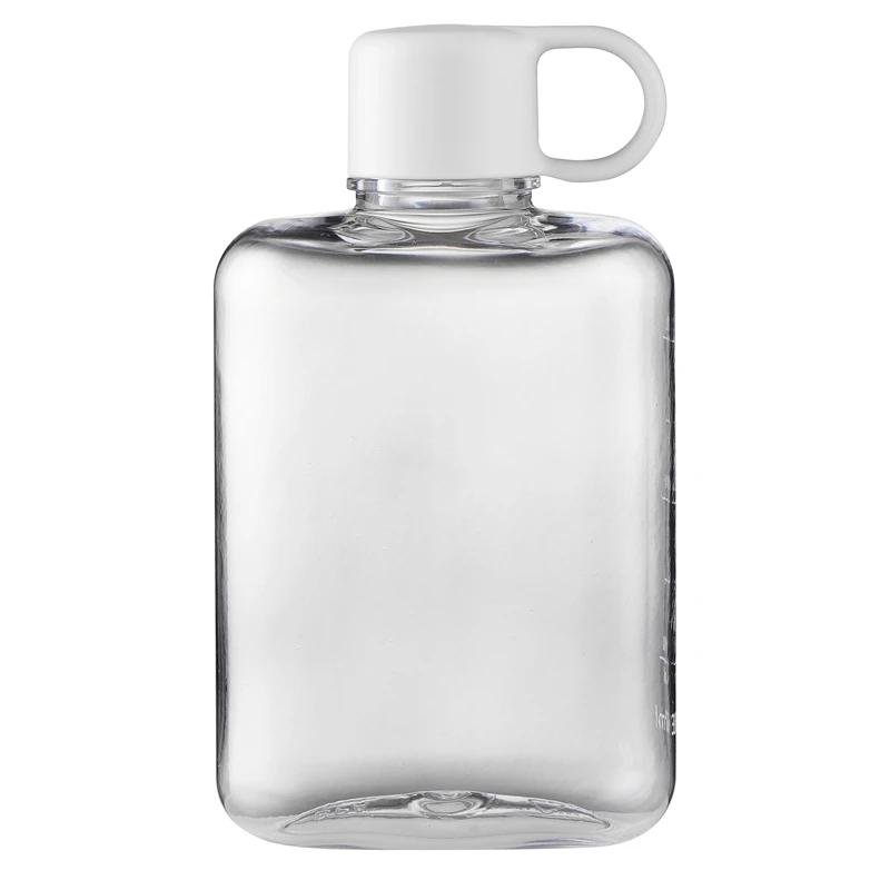 360ML BPA Free Sport Water Bottle Crystal Clear Plastic Portable Cup Juice Milk Outdoor Drinks Portable Outdoor Cup