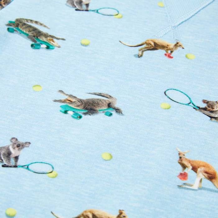 Sweatshirt pour enfants mélange bleu clair 92/104/116/128/140