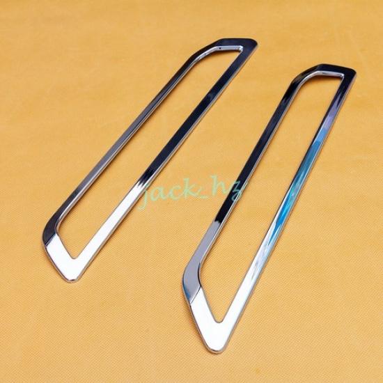 For Ford Explorer -2024 Chrome Rear Bumper Reflector Fog Light Cover