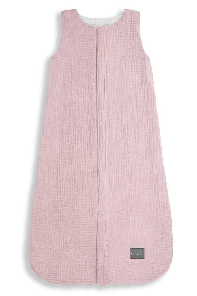Спальный мешок из двухстороннего муслина S (4-24 месяца) Роза