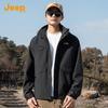 JEEP Men's Windproof Color-Block Outdoor Jacket