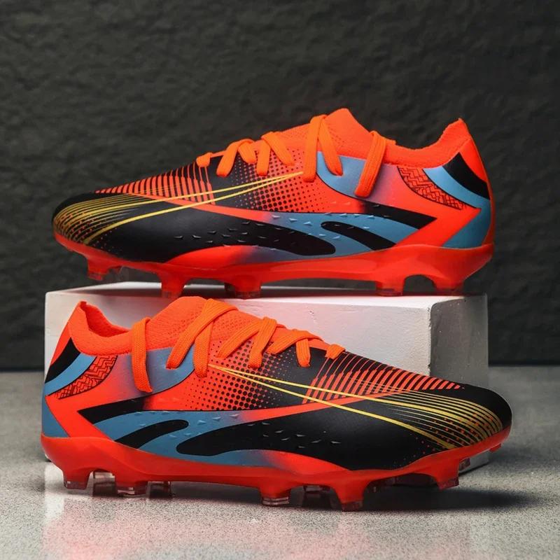 Детские футбольные бутсы Профессиональные футбольные бутсы для мужчин Легкие носки Уличные Нескользящие футбольные шипы Оригинальные кроссовки