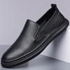Fashion Summer Autumn Solid Color Breathable Hallow Leather Shoes for Men Fashion Causal New Designer Light Loafers Shoes Man