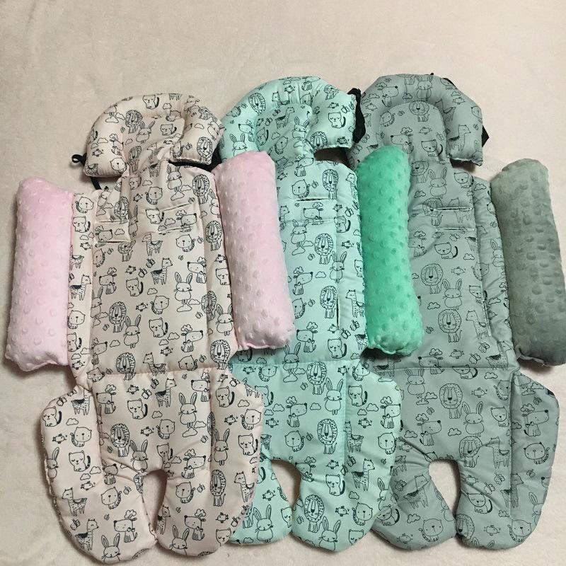 Prock X6 Anti-Slip Baby Stroller Cushion - Velvet Cotton Seat Pad & High Chair Accessory