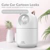 Увлажнитель воздуха Cute Cat Cool Mist для дома, ночник Cat Essential Pure Air для детской комнаты, легкая очистка, тихая работа, белый цвет