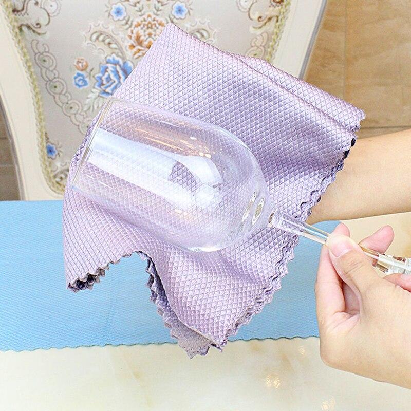 1pc Dish Washing Cloth Dish Kitchen Towel Washing Cloth Cleaning Cloth For Window Glass Car Floor Rags Bowl Dish Ceramic Tile Wipe Duster