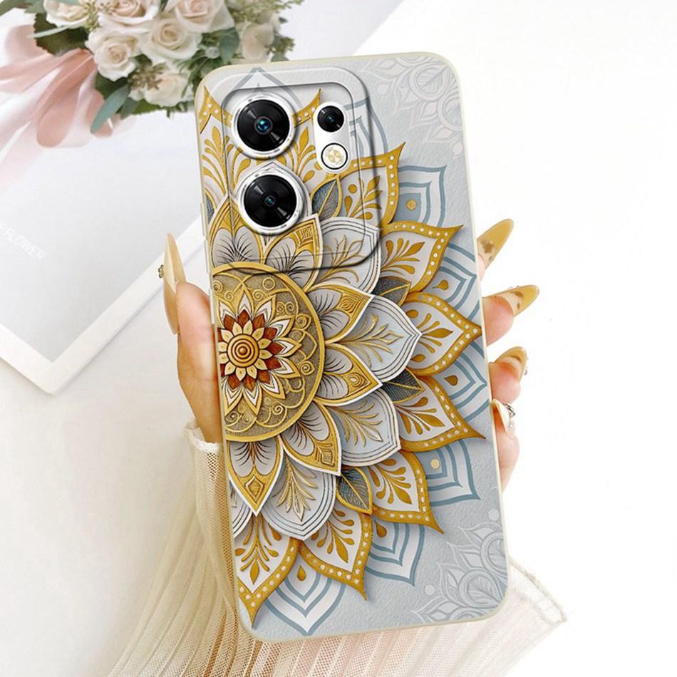 For Infinix Zero 30 4G 5G X6731 X6731B Fashion Dusk Beach Painting Phone Case For Infinix Zero30 Soft Silicone Covers Bumpers
