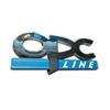 Plastic Chrome OPCLINE OPC LINE Automobile Modification Sticker Car Emblem Badge Logo