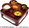 Urushi Product Buddhist Meal Tray (All Vermilion, 6.5 inches)