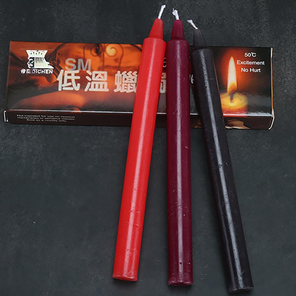 Dripping wax toys, low-temperature candles, decorative candles, lighting DBSM, three color set, atmosphere candles