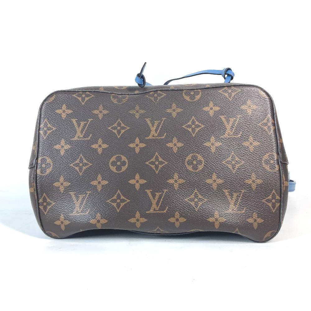Louis Vuitton M43569 Сумка-ведро Monogram Neonoe Наплечная сумка Коричневый x синий