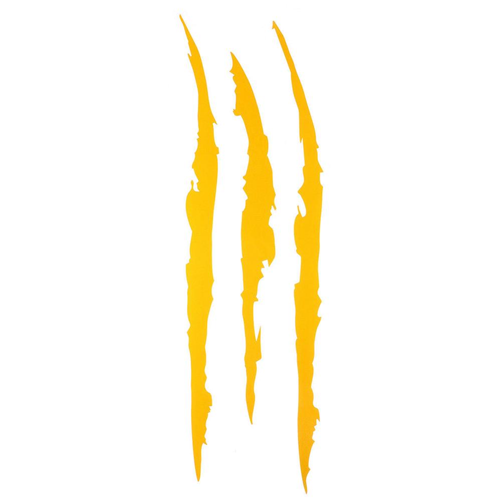 Наклейка на авто светоотражающая наклейка с когтями монстров