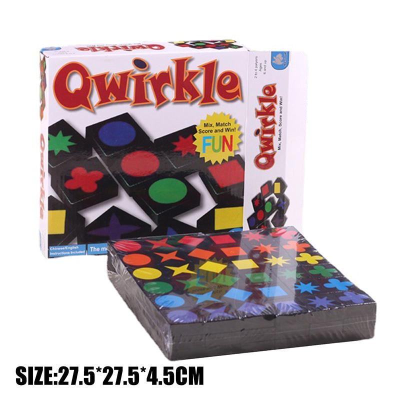 Christmas Gifts Children'S Educational Toys Qwirkle Wooden Chess Parent Child Interactive Games Children'S Adult Toys