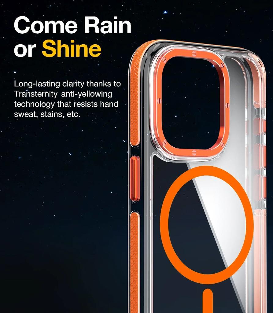 Роскошный прозрачный чехол для телефона с беспроводной зарядкой Magsafe для iPhone 16 15 14 13 12 Pro Max 15 Plus Магнитный противоударный прозрачный чехол