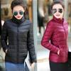 Elegant Then Extra Large Size Light Section Down Jacket Women Short Section Stand-up Collar Plus Size Comfortable Unique Personalized Clothes