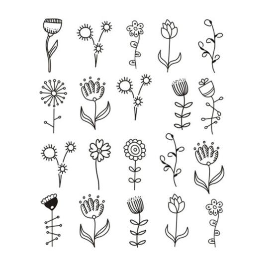 Цветочные перья простой рисунок женские наклейки для ногтей наклейка DIY маникюрные инструменты