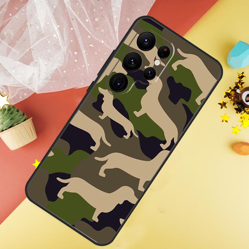 Чехол для телефона с таксой Дакель для Samsung Galaxy S25 FE S23 S21 S20 S22 S24 S26 Ultra S10 S26 Plus Cover Coque