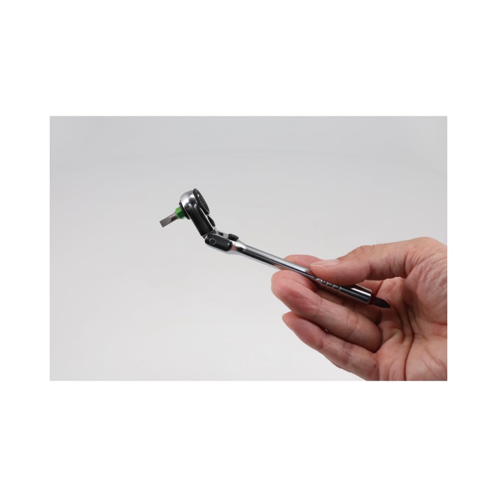 SIGNET Mini Ratchet Flex Head Type Flex Mini Ratchet Set Green 22073 60-Gear